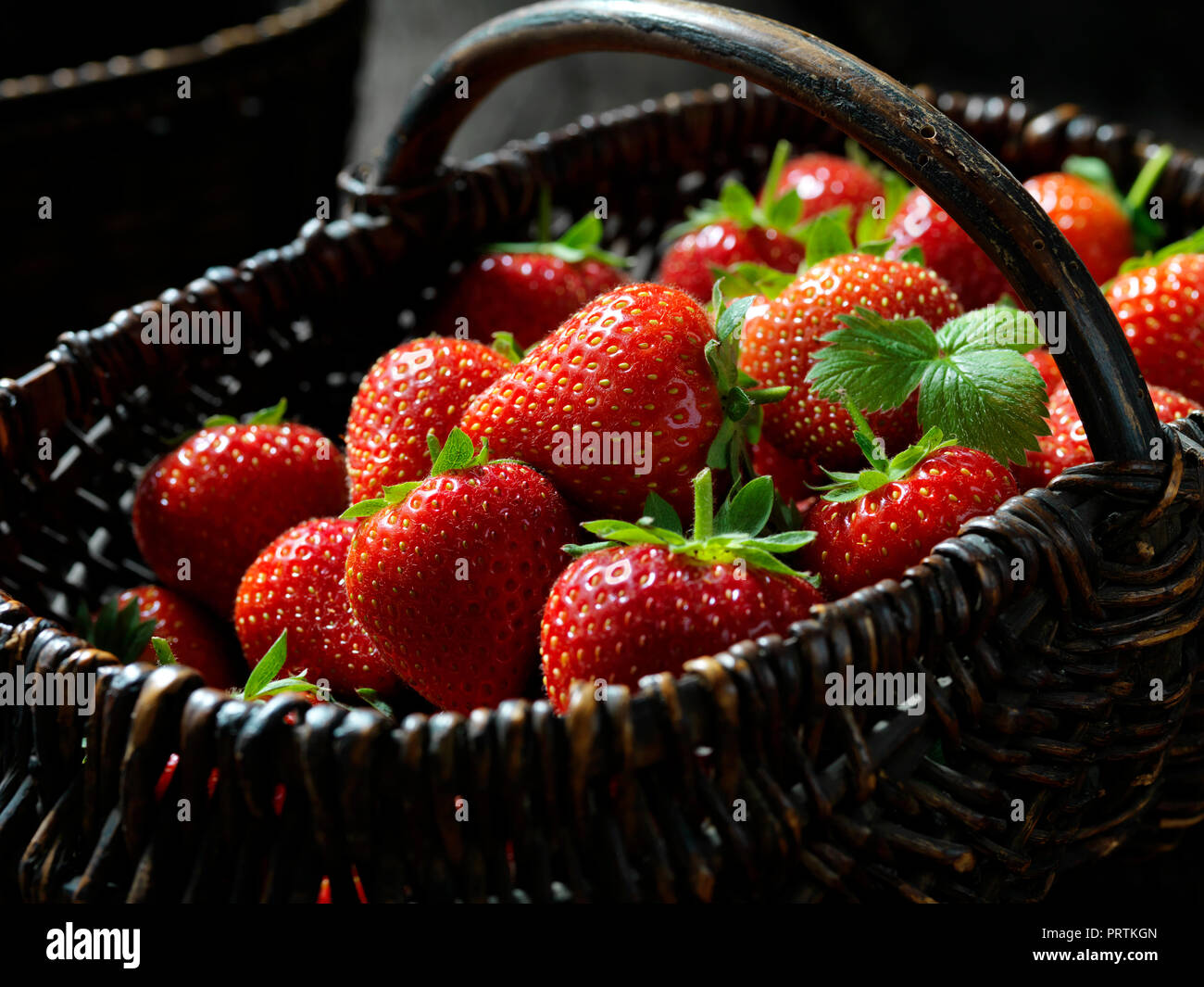 Fraises fraîches Banque D'Images