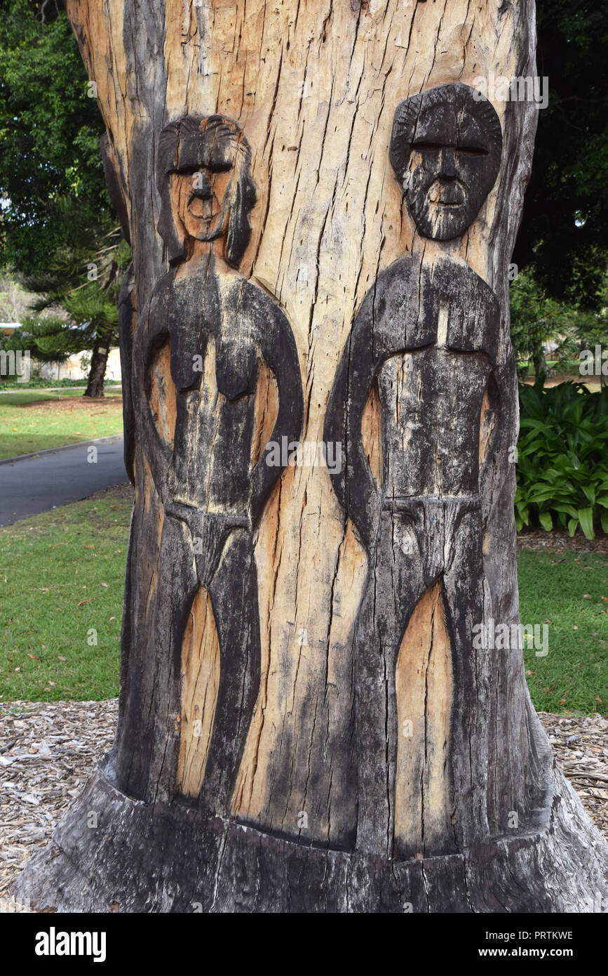 La sculpture d'arbres Banque D'Images