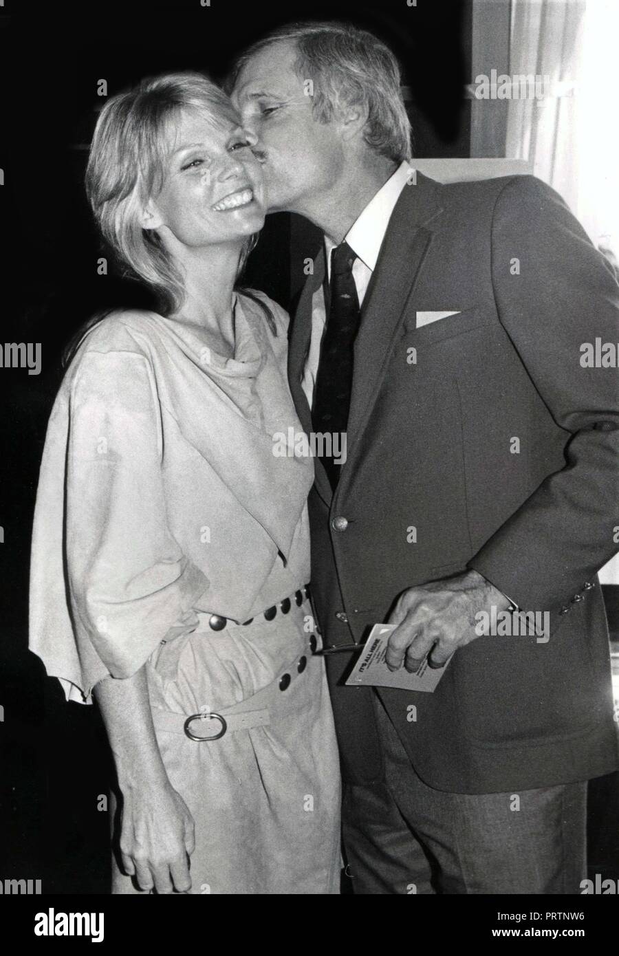 Cathy Lee Crosby Ted Turner sans date Photo de John Barrett/PHOTOlink Banque D'Images