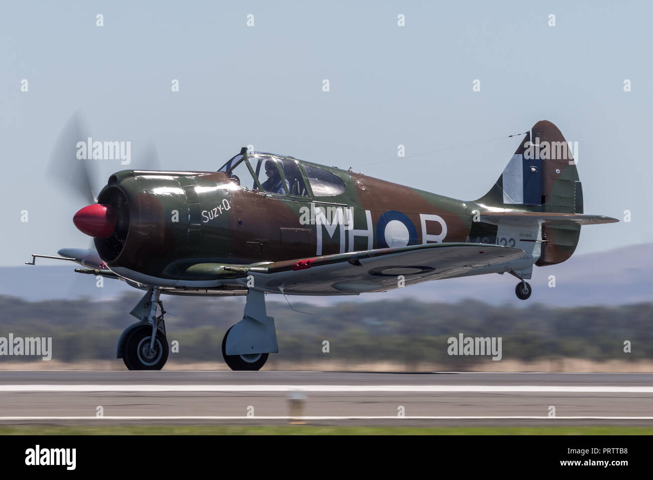 Ancien Royal Australian Air Force (RAAF) Commonwealth Aircraft Corporation CA-13 Boomerang avions VH-MHR. Banque D'Images
