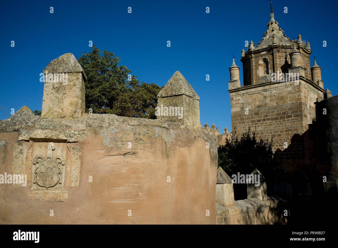 Monastère Royal de Santa Maria de Veruela, abbaye cistercienne près de Vera de Moncayo, à Zaragoza, Aragon, Espagne. Gustavo Adolfo Becquer itinéraire. Banque D'Images