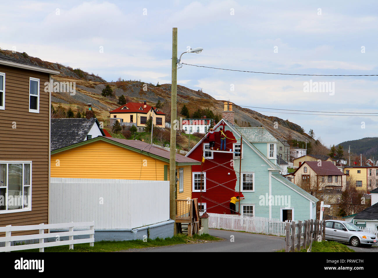 Ville de Trinity. Trinity est une petite ville, situé sur la baie de Trinité à Terre-Neuve et Labrador, Canada. Banque D'Images