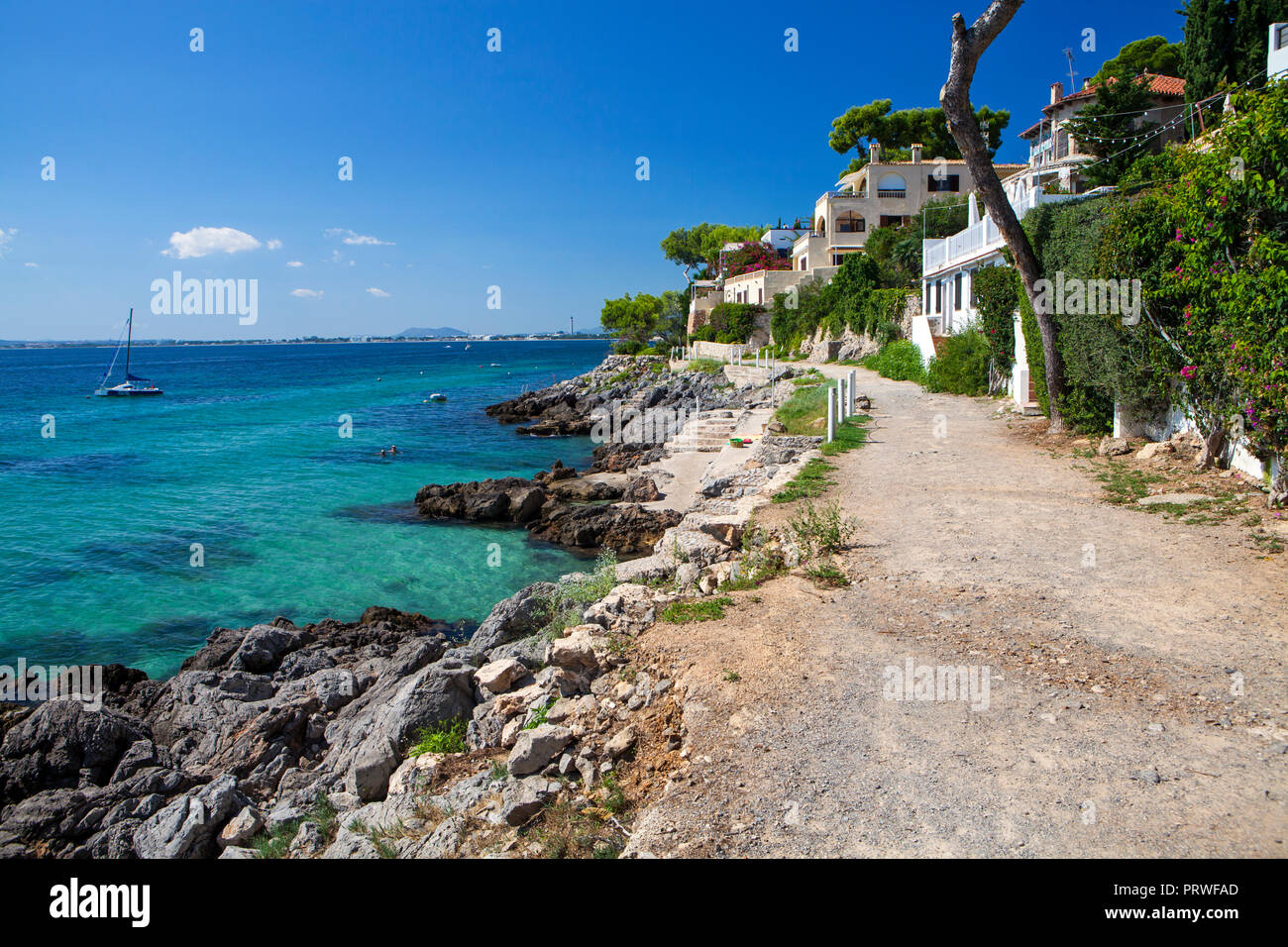 Aucanada plage près de Alcudia, Majorque, Espagne Banque D'Images