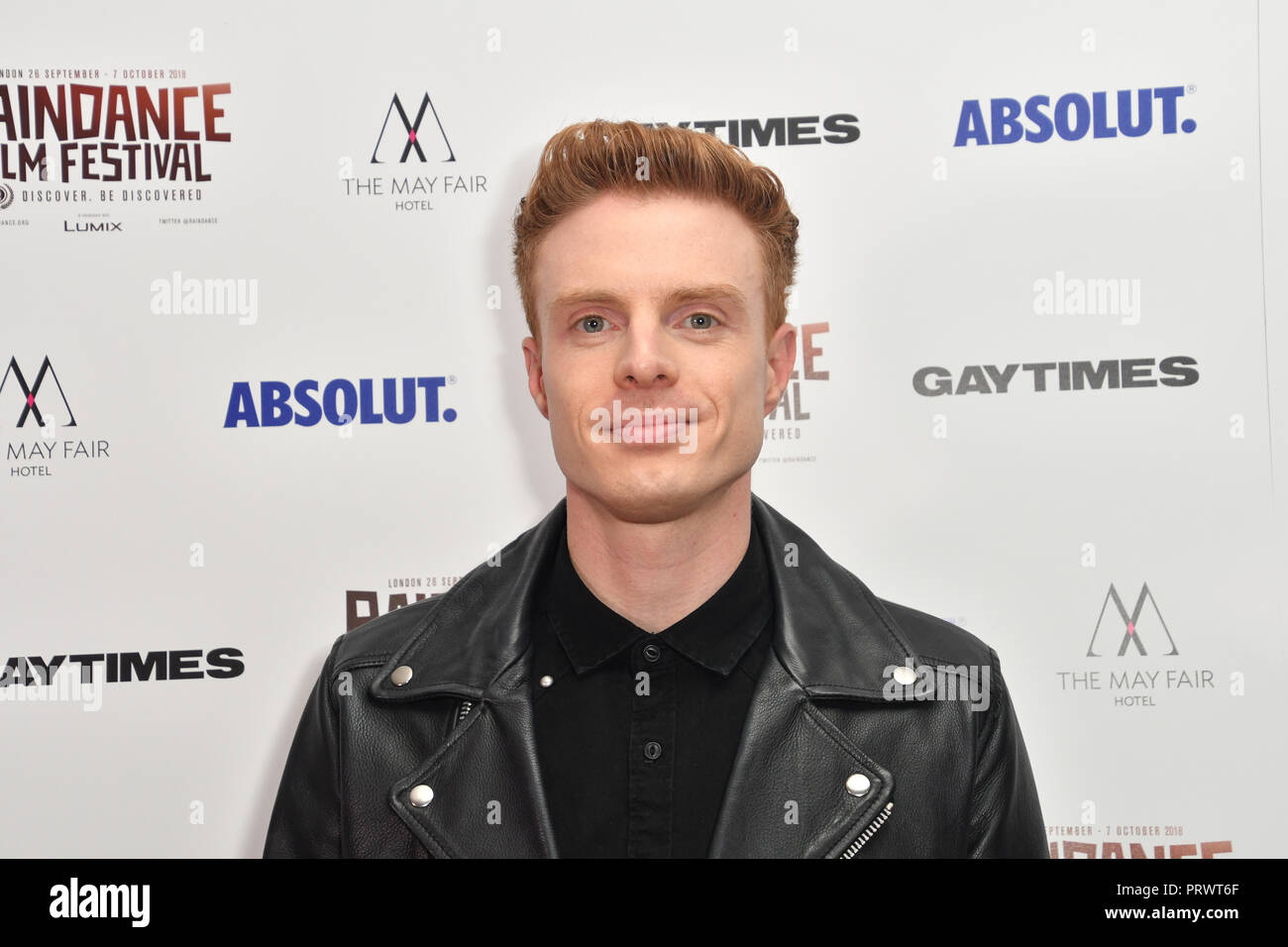 Londres, Royaume-Uni. 4 octobre, 2018. Lewis Corner assiste à Raindance Film Festival Gay Times projection de gala - George Michael : liberté (la Director's Cut) Londres, Royaume-Uni. 4 octobre 2018. Credit Photo : Alamy/Capital Live News Banque D'Images