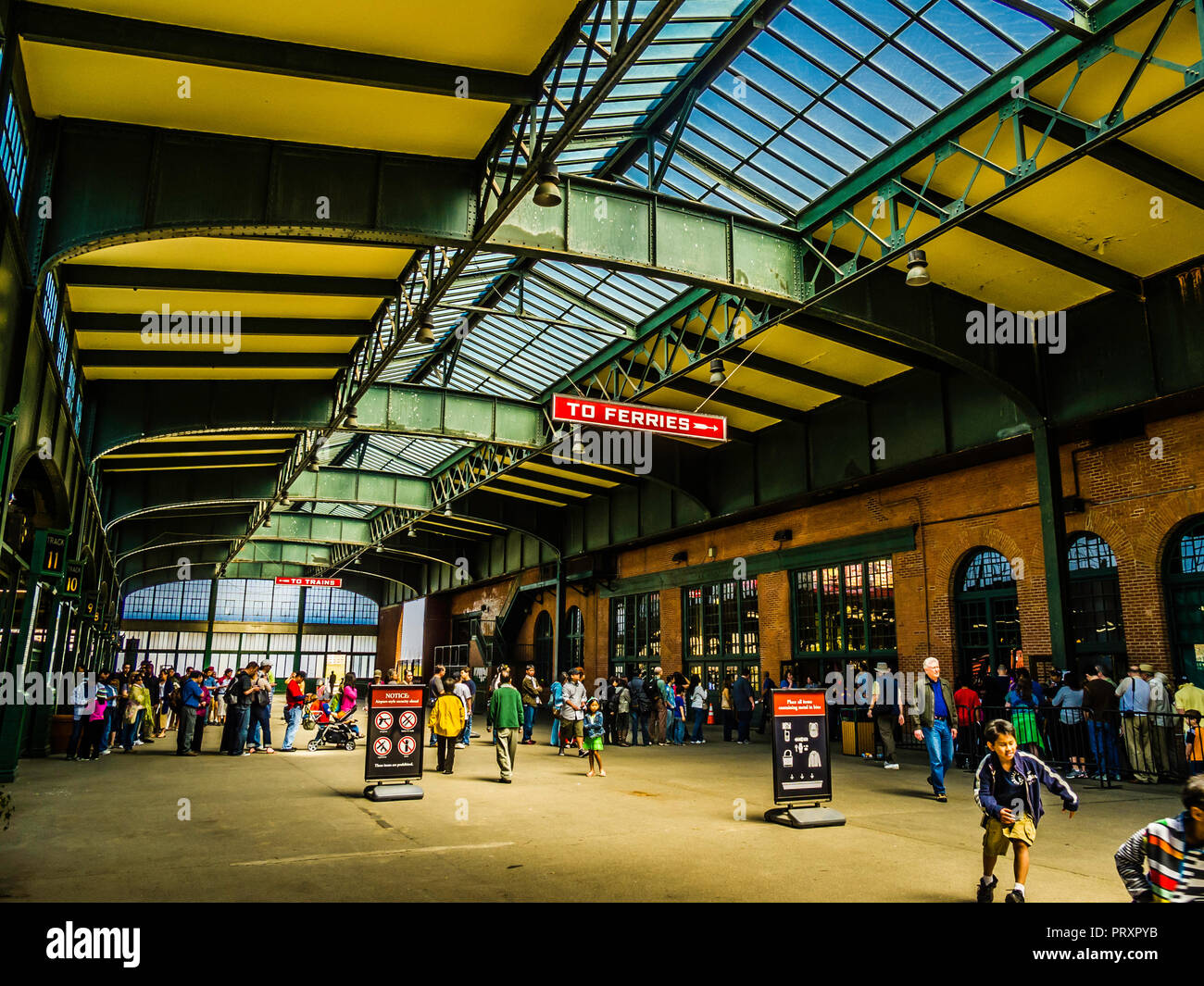 Central Railroad of New Jersey Terminal - Jersey City, New Jersey, USA Banque D'Images