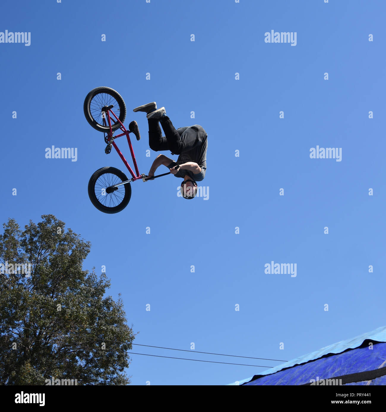 Bmx air freestyle Banque de photographies et d’images à haute