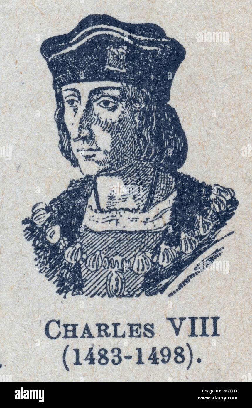 CHARLES VIII Roi de France Banque D'Images