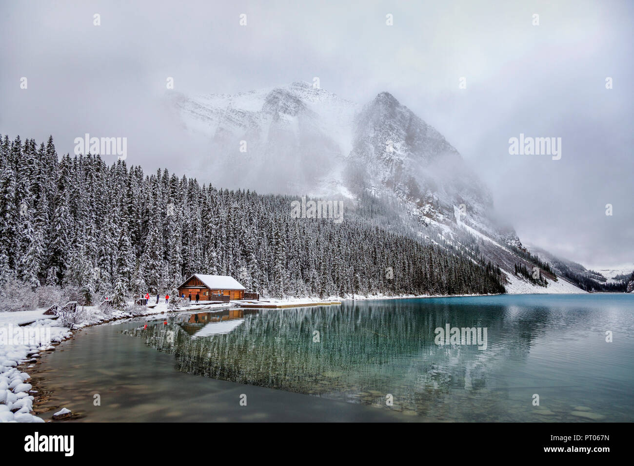 Lake Louise, Banff National Park, Canada Banque D'Images