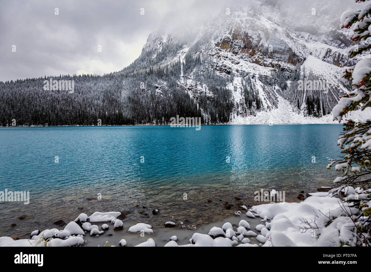 Lake Louise, Banff National Park, Canada Banque D'Images