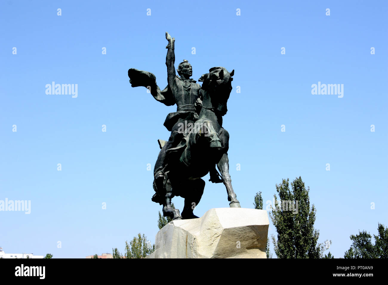 Le monument au maréchal Souvarov à Tiraspol Banque D'Images