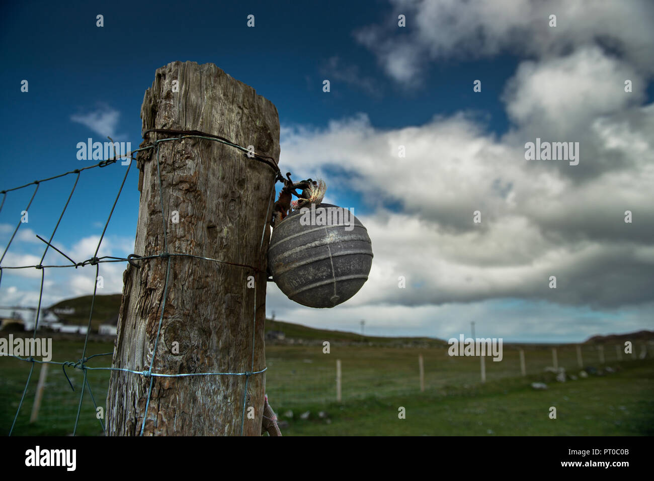 L'Irlande, le Connemara, l'île Inishboffin, Inis Bo Finne (île de la vache blanche) se trouve à 11 kilomètres au large de la côte de Galway. L'île est 5.7km par 4km. Banque D'Images