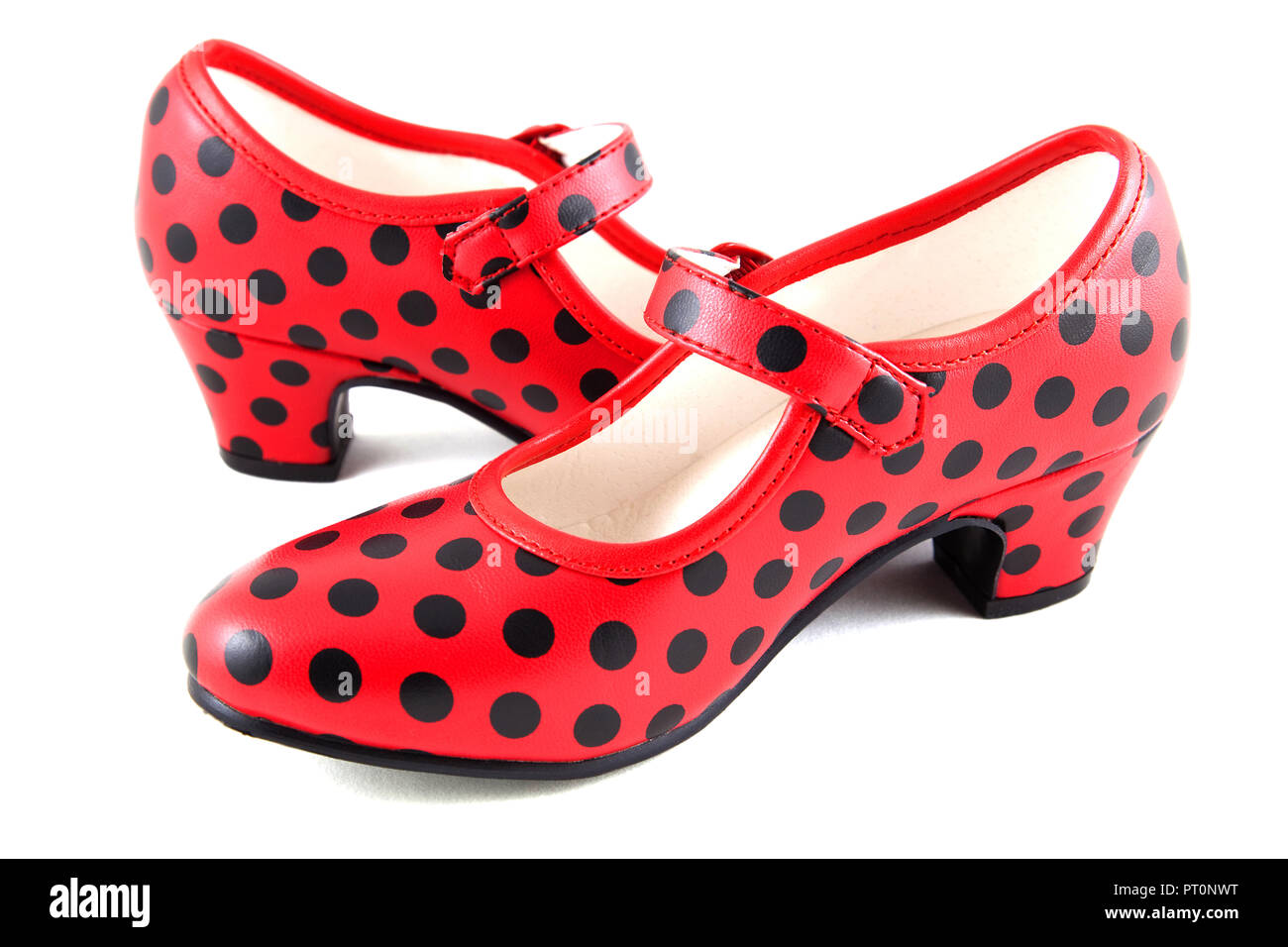 Belle chaussures rouges à la danse Banque D'Images