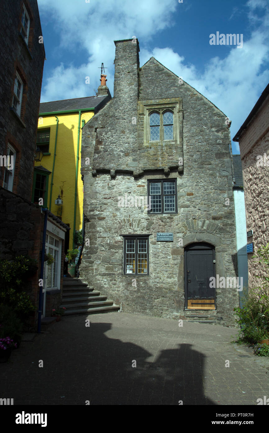 TENBY, PEMBROKESHIRE ; TUDOR MERCHANTS' HOUSE Banque D'Images