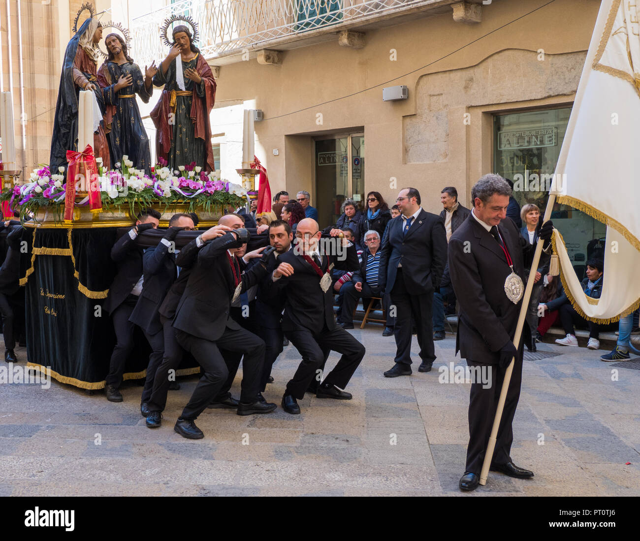 Célébrations de Pâques à Trapani en Sicile,2018 Banque D'Images