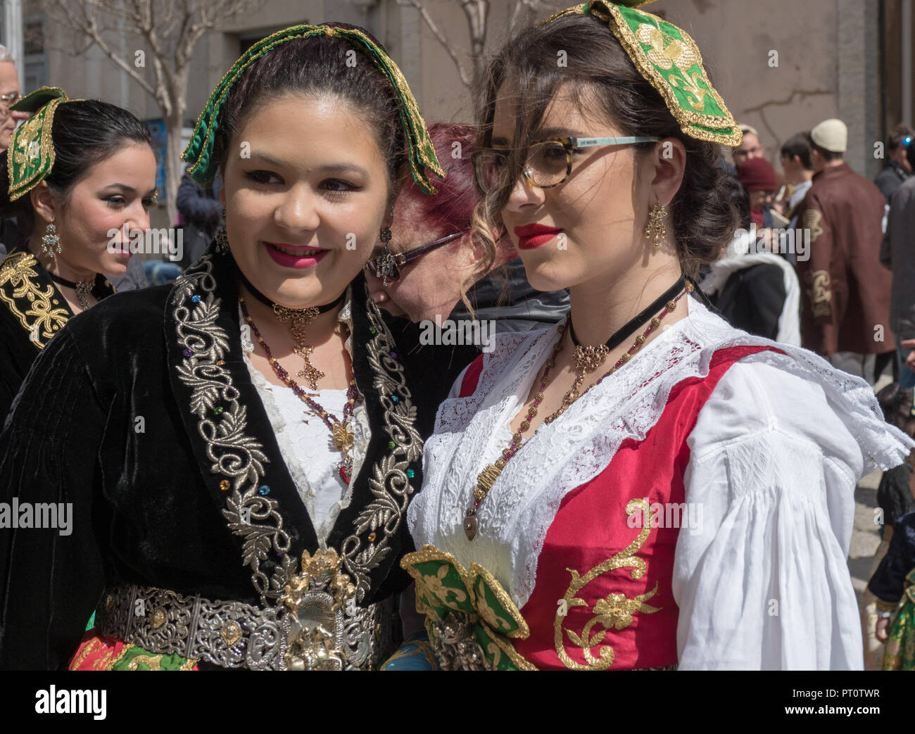 Célébrations de Pâques à Borgetto village de Sicile en 2018. La majorité si la populatin voici og et limites albanais célèbre traditiona Banque D'Images