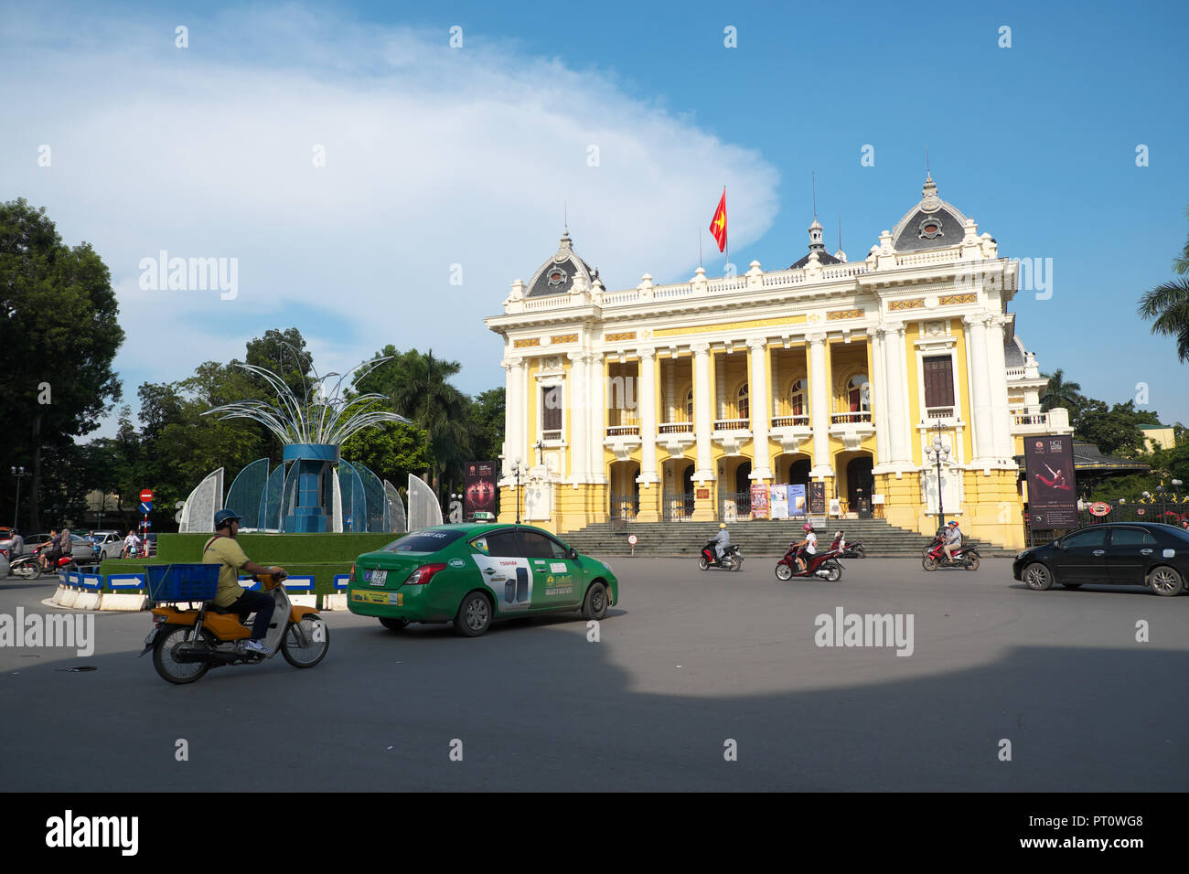 Hanoi Vietnam - Le Grand Opera House building construit par les Français au début du xxe siècle Banque D'Images