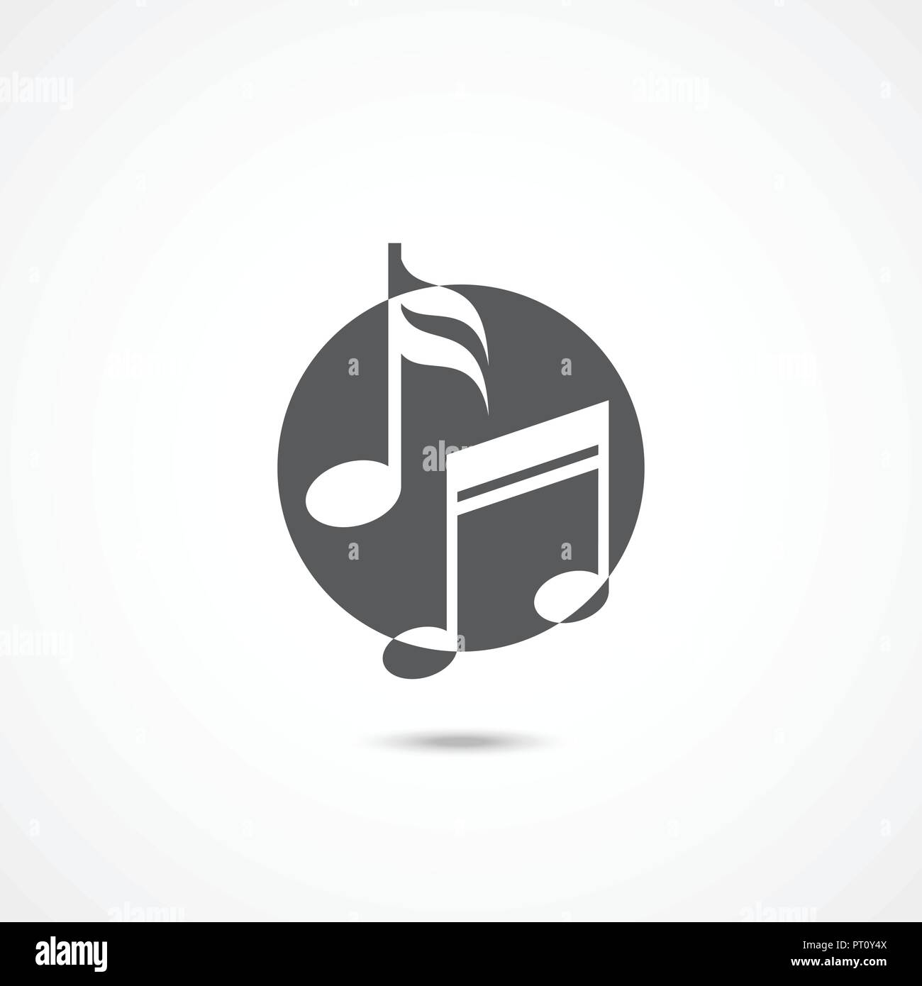 L'icône Musique vector Illustration de Vecteur
