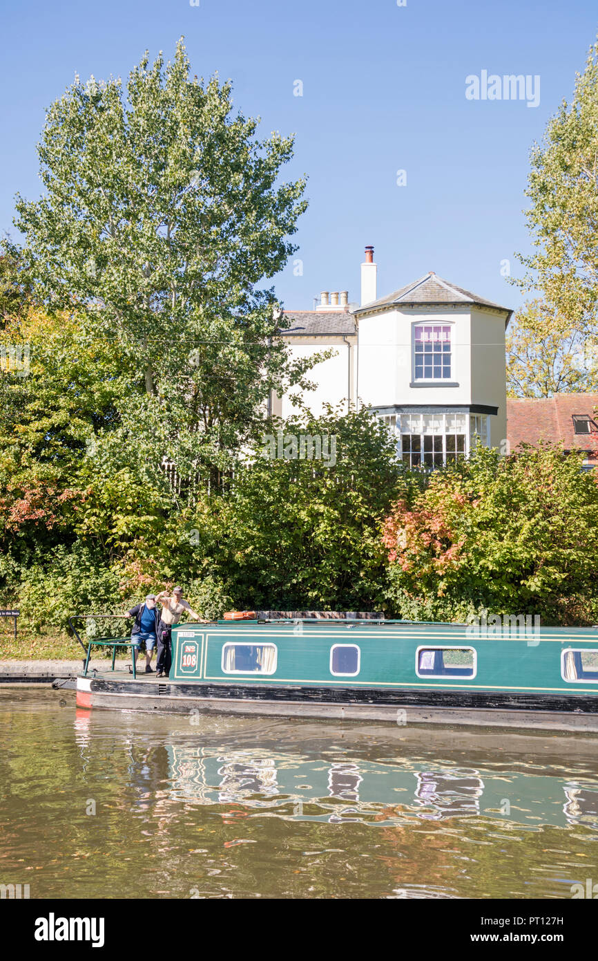 Stratford Upon Avon Canal à Kingwood Junction, Lapworth, Warwickshire, England, UK Banque D'Images