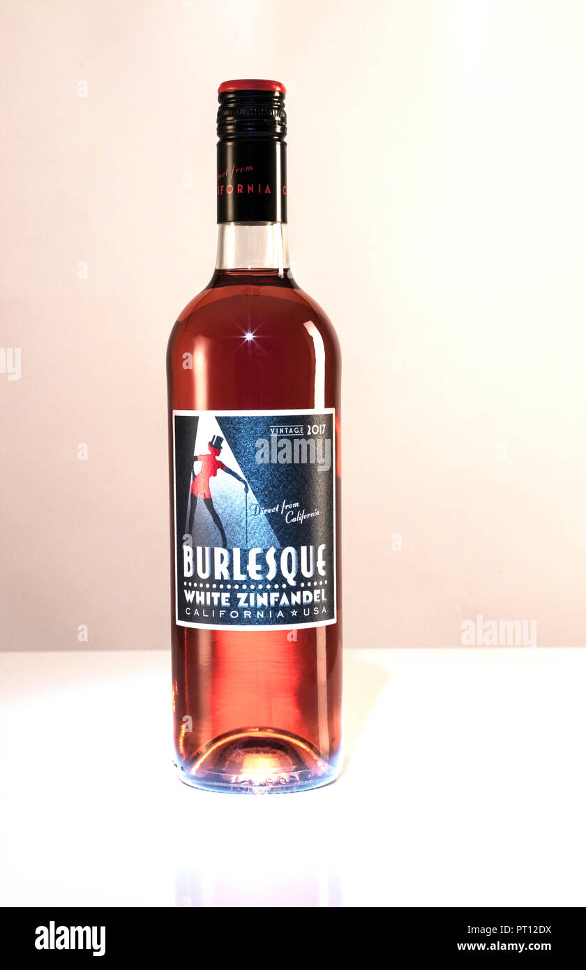 Vin rose californien Banque D'Images