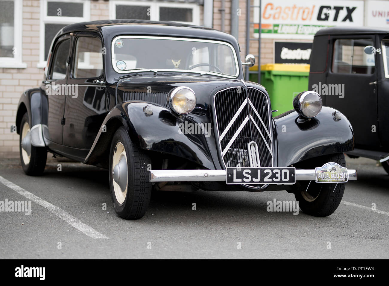 Citroen classique à l'Welshpool 1940 week-end,2018 Banque D'Images