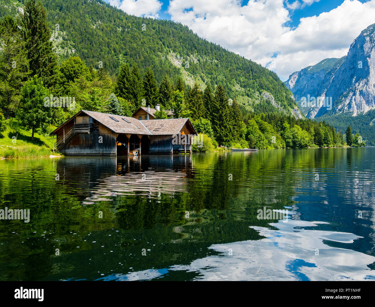 L'Autriche, Styrie, Altaussee, hangar à Altausseer Voir Banque D'Images