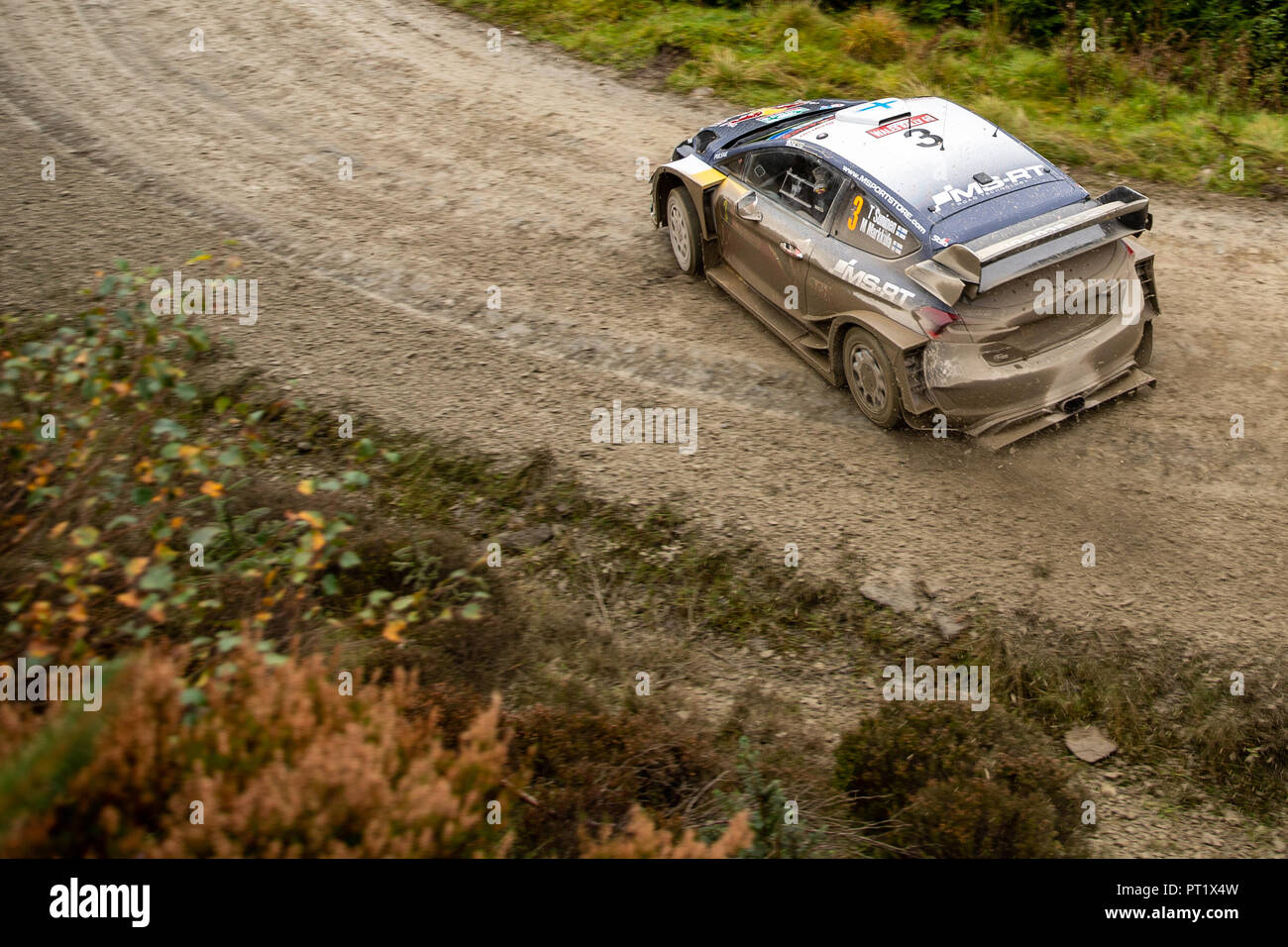 Brenig, UK. 5Th Oct, 2018. Dayinsure WRC Wales Rally GB, jour 2 ; M-Sport Ford World Rally Team Teemu Suninen Pilote et co-pilote Mikko Markkula dans leur Ford Fiesta WRC : Action Crédit Plus Sport/Alamy Live News Banque D'Images