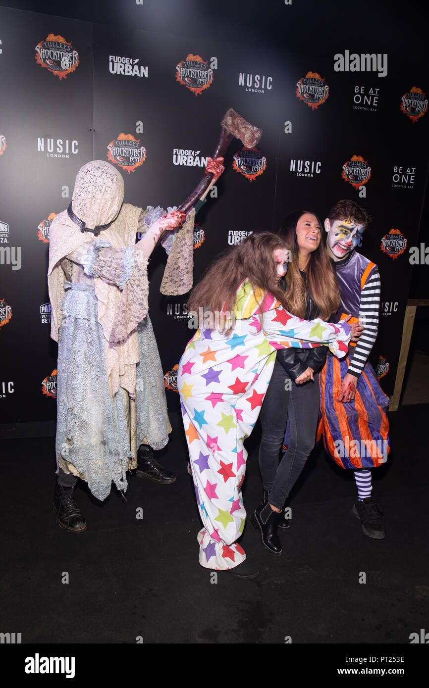 Crawley, Royaume-Uni. 05Th Oct, 2018. Keeley Maguire assiste à la "hocktober Tulleys' press nuit à Farm le 5 octobre 2018 à Crawley, West Sussex Crédit : Paul Licorish/Alamy Live News Banque D'Images