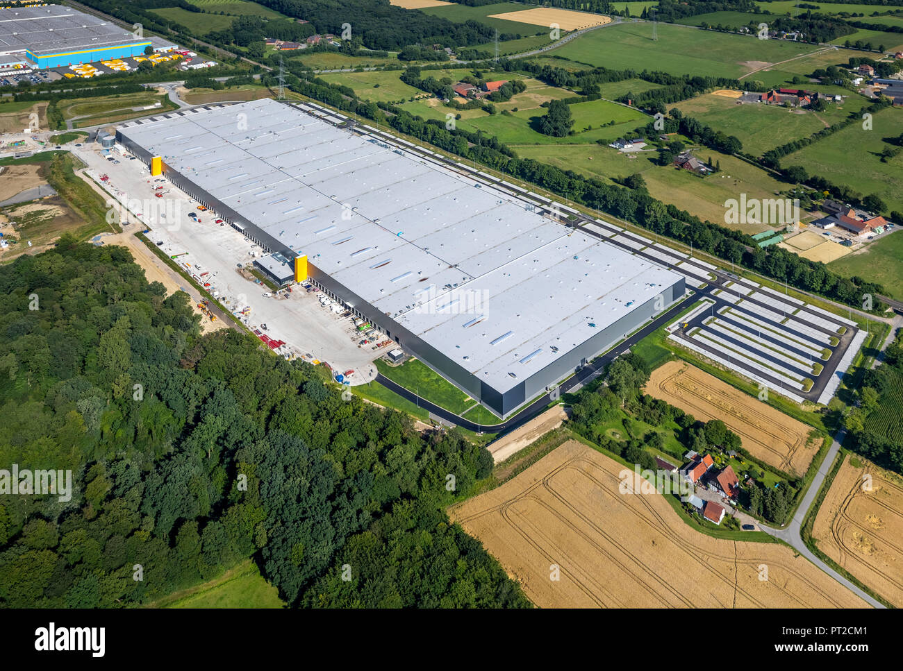 Centre logistique d'AMAZON Amazon Werne, Logistics Werne, Werne, Ruhr, Rhénanie du Nord-Westphalie, Allemagne Banque D'Images
