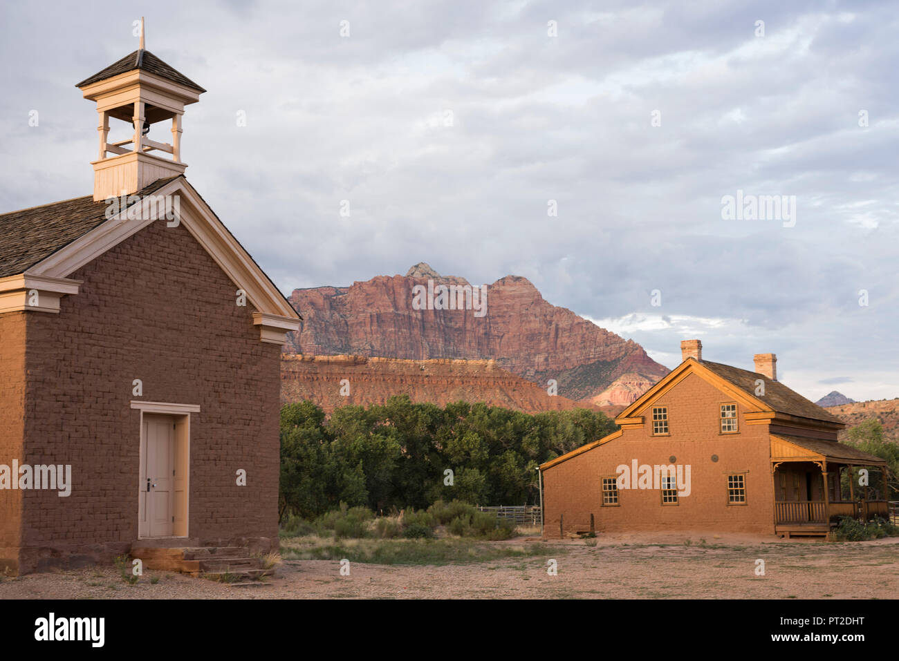 USA, au sud-ouest, de l'Utah, Grafton Ghost Town, Banque D'Images