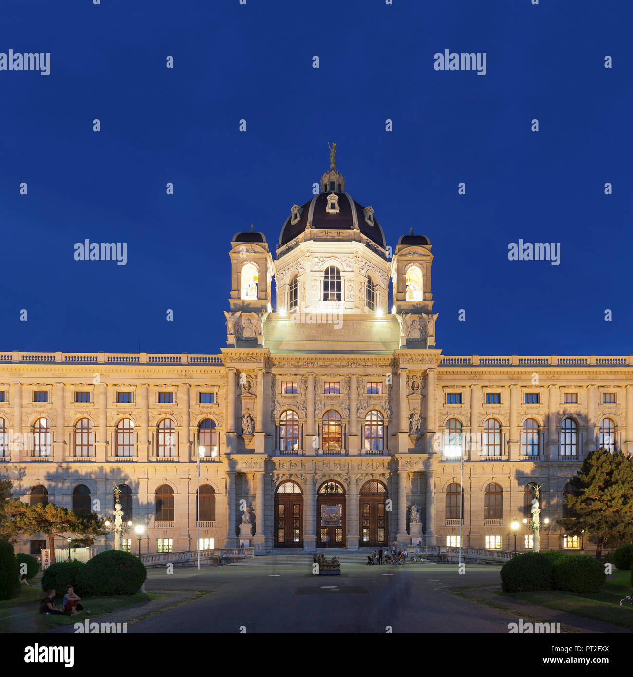 Musée des beaux-arts, Maria Theresien Platz, Vienne, Autriche Banque D'Images