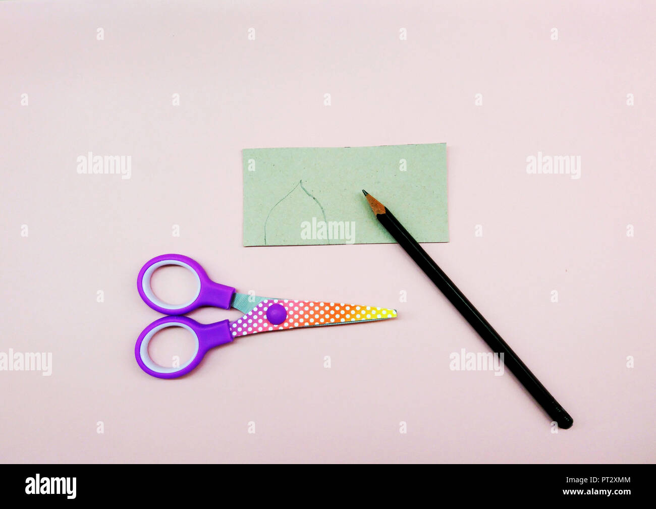 Bricolage, bricoler, porte-crayons, UNICORN Banque D'Images