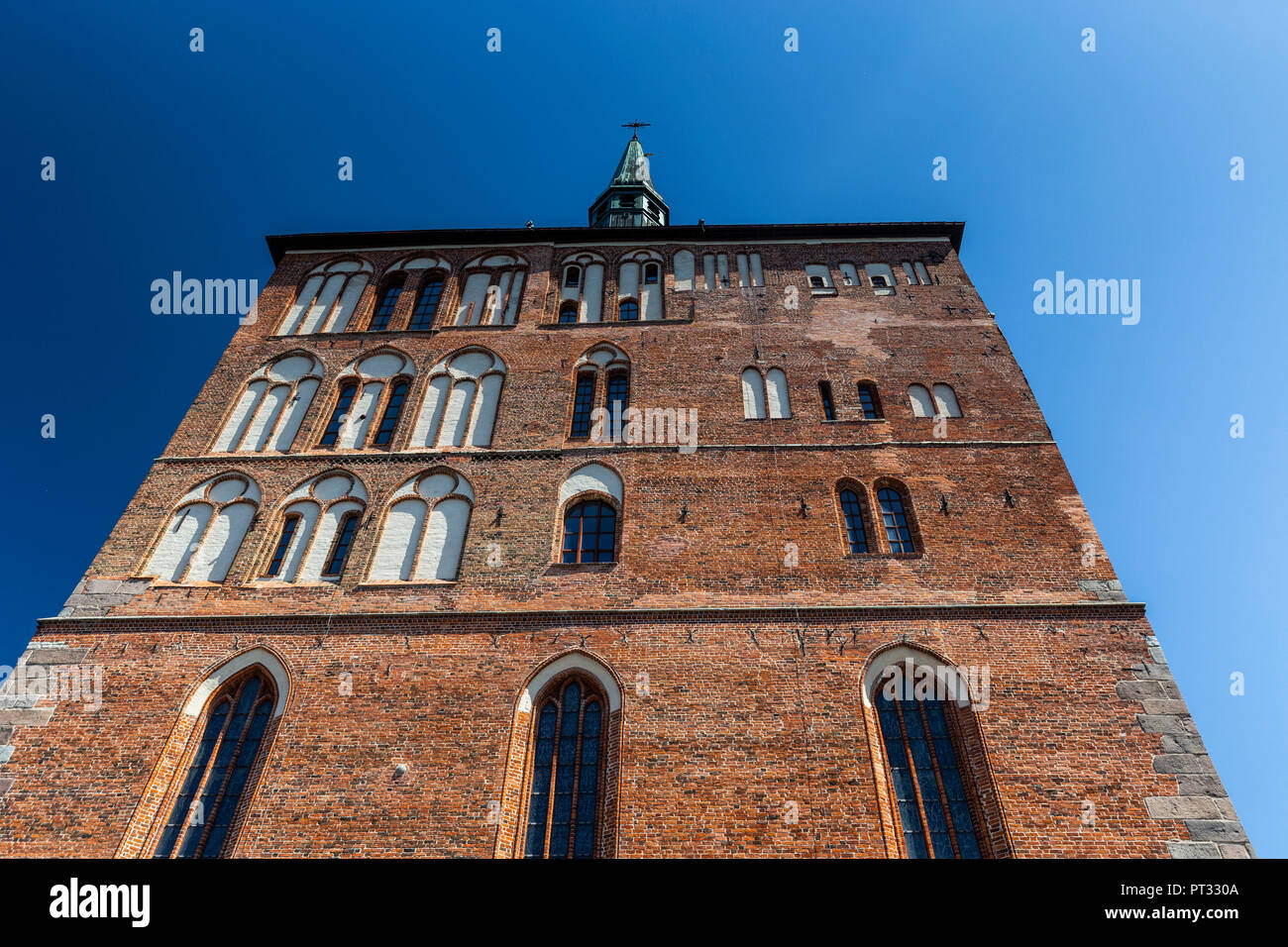 L'Europe, Pologne, voïvodie, Kolobrzeg / Kolberg, co-cathédrale Sainte-Marie basilique de l'Assomption Banque D'Images