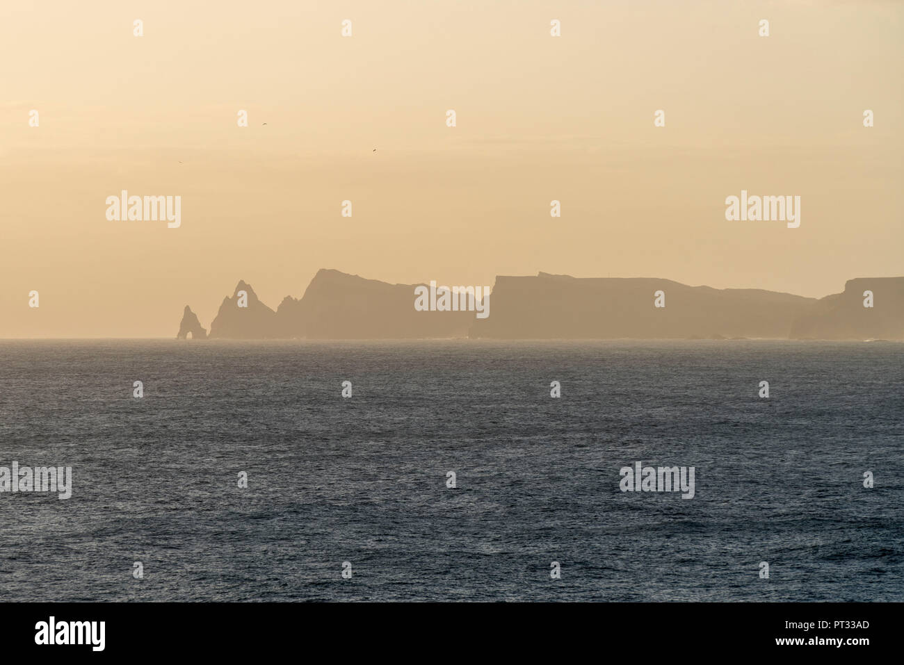 Saint Laurent du point de vue de la grue à Faial, Santana, municipalité de la région de Madère, Portugal, Banque D'Images