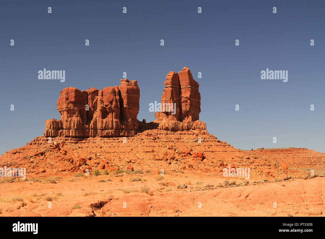 Red Rock Formation dans le Nord du Nouveau Mexique Banque D'Images