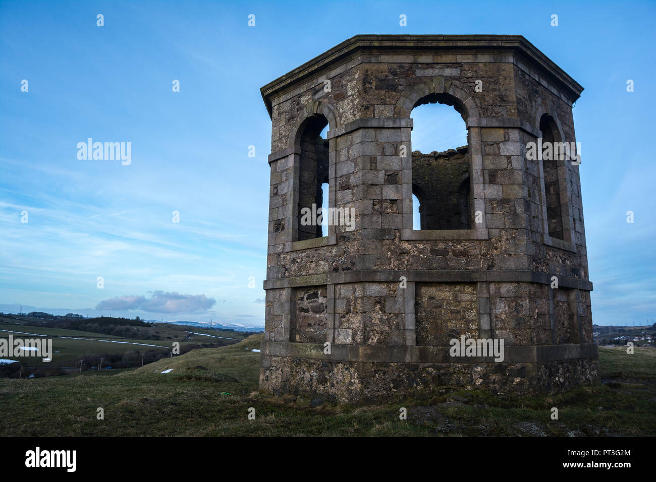 Le Château Semple Temple Banque D'Images