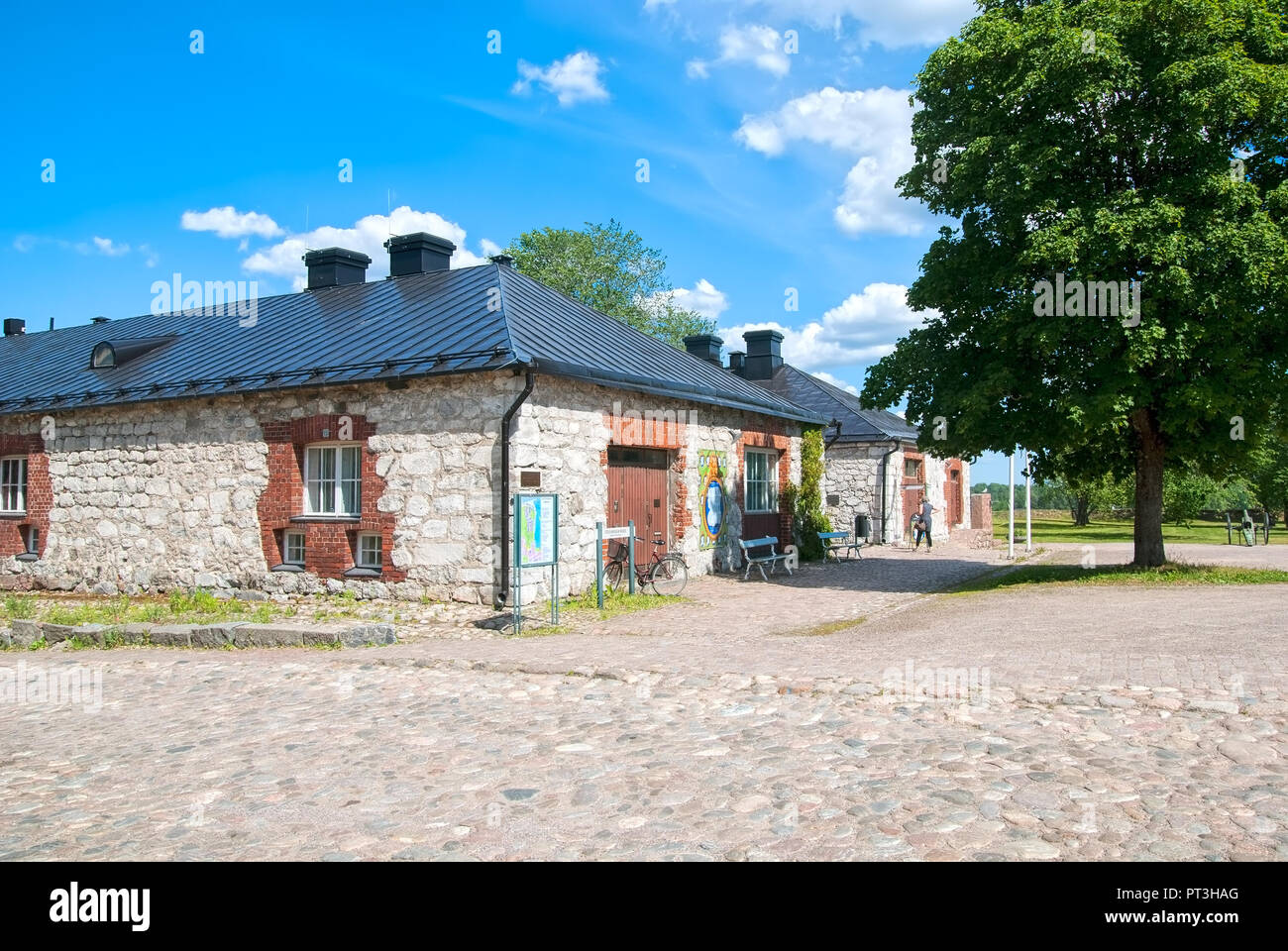 LAPPEENRANTA, FINLANDE - le 15 juin 2016 : le Musée de la Carélie du Sud dans la dernière forteresse. Situé dans les anciens entrepôts de provisions et d'armes à feu Banque D'Images