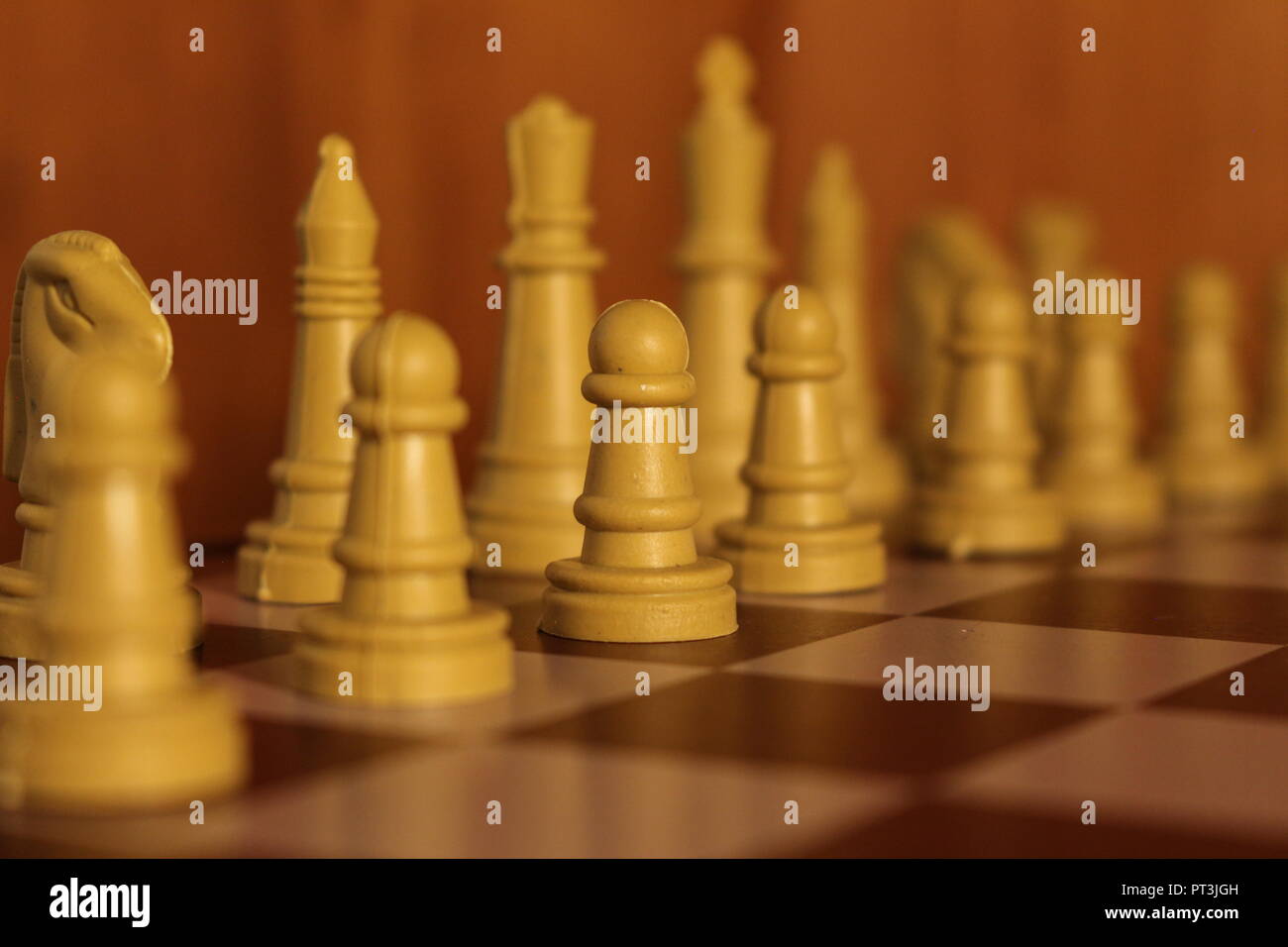 Pièces d’échecs Banque D'Images