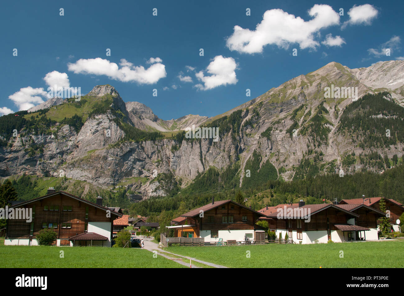 Paysage alpin près de Kandersteg, Suisse Banque D'Images