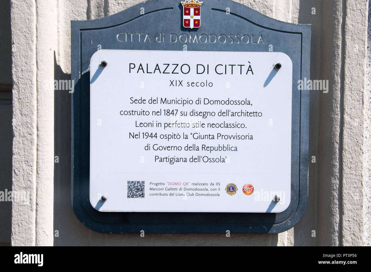 Signe de l'hôtel de ville en l'honneur l'éphémère