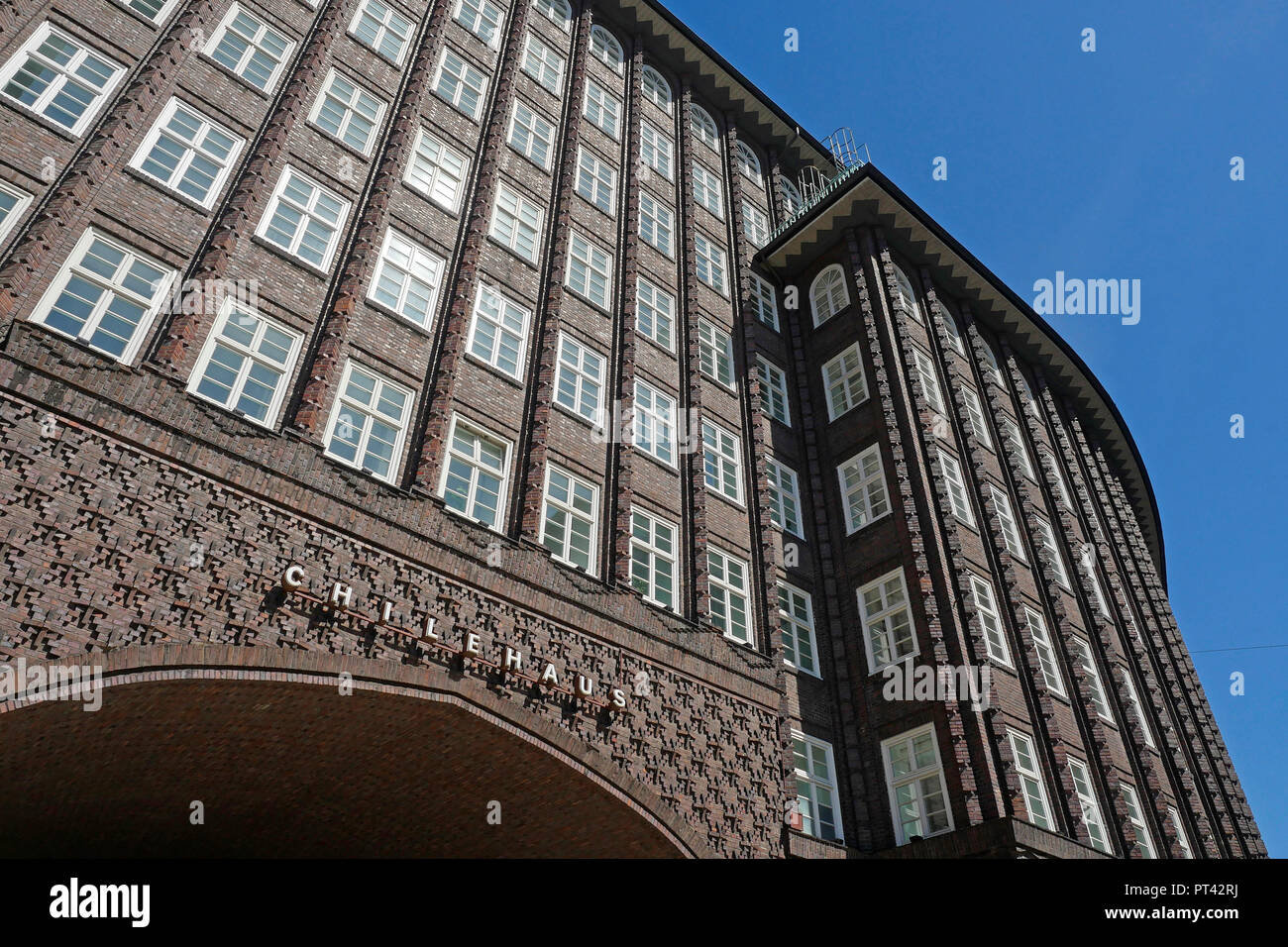 Chili maison, quartier d'entrepôts, Hambourg, Allemagne Banque D'Images