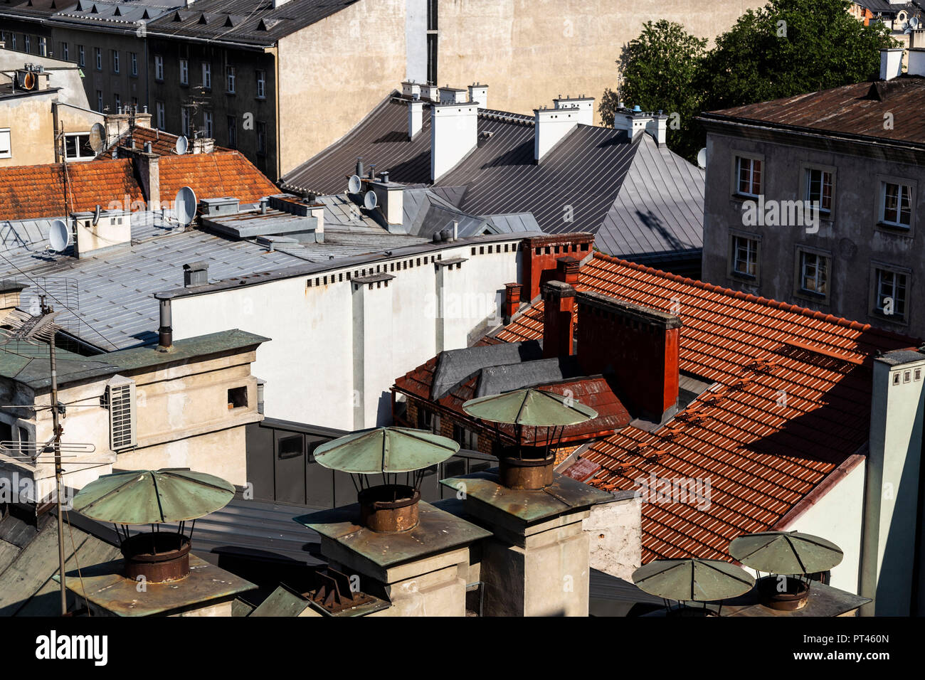 L'Europe, de la Pologne, de la Petite Pologne, Cracovie, vue de l'Académie de Musique Banque D'Images