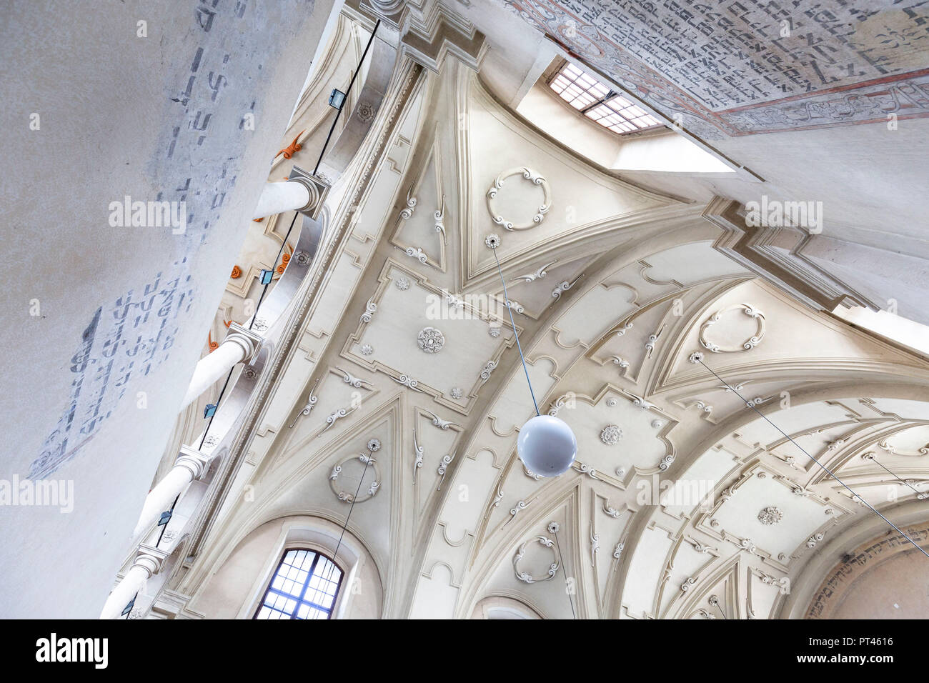 L'Europe, de la Pologne, de la Petite Pologne, Cracovie, district Kazimierz Synagogue Izaak, Banque D'Images