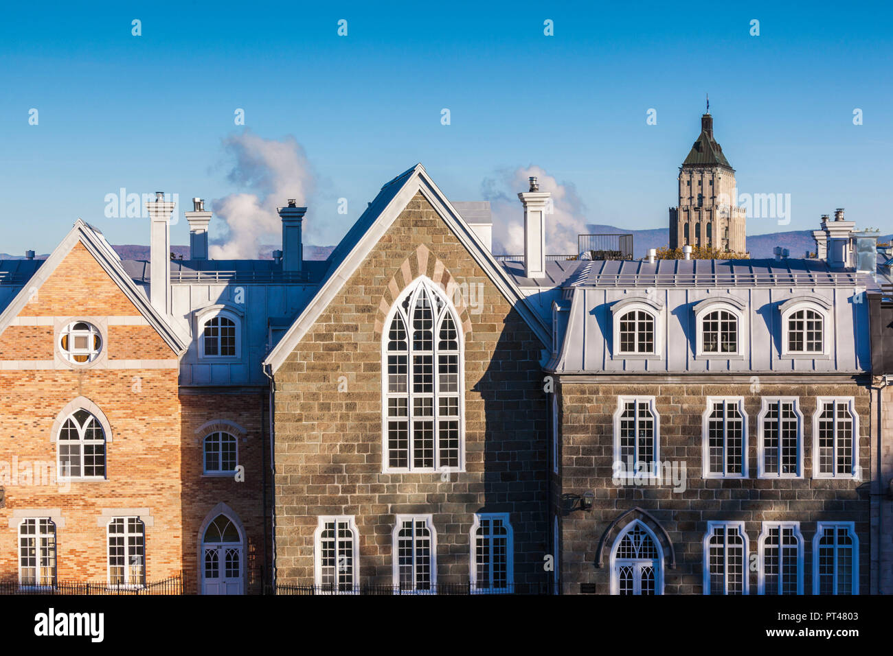 Canada, Québec, Québec, édifice : Building, l'un des plus anciens gratte-ciel au Canada Banque D'Images