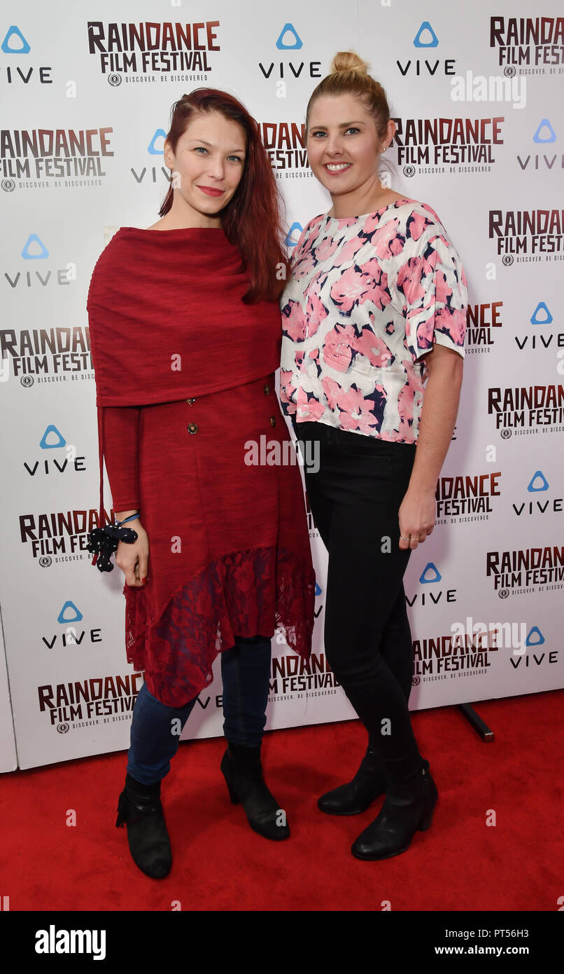 Londres, Royaume-Uni. 6 octobre 2018. Candidats assiste à la Raindance Film Festival - VR Awards, Londres, Royaume-Uni. 6 octobre 2018. Credit Photo : Alamy/Capital Live News Banque D'Images