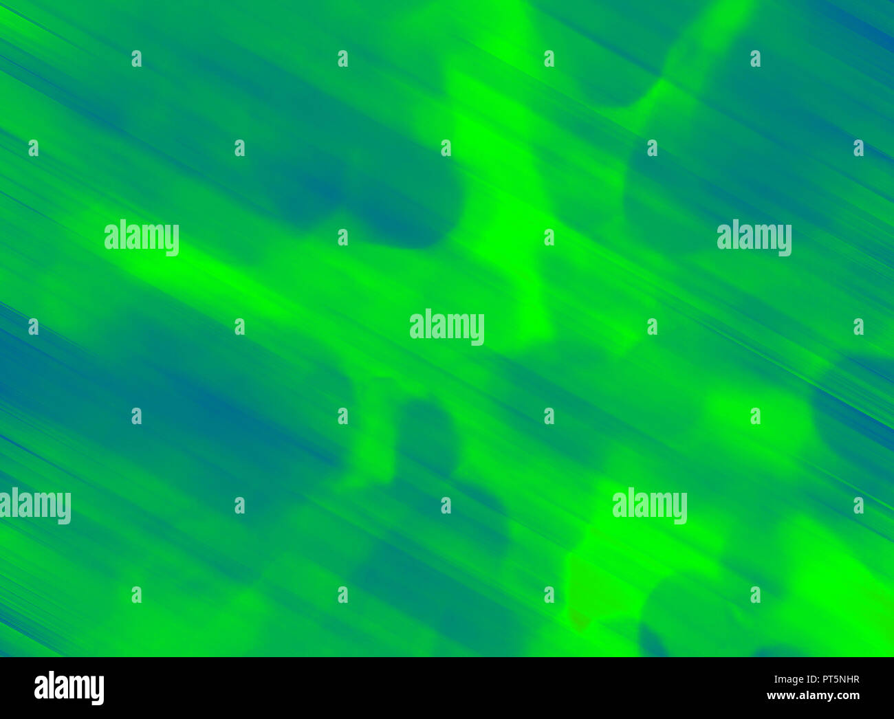 Vert et Bleu et abstrait et linéaire floue fond spot Banque D'Images