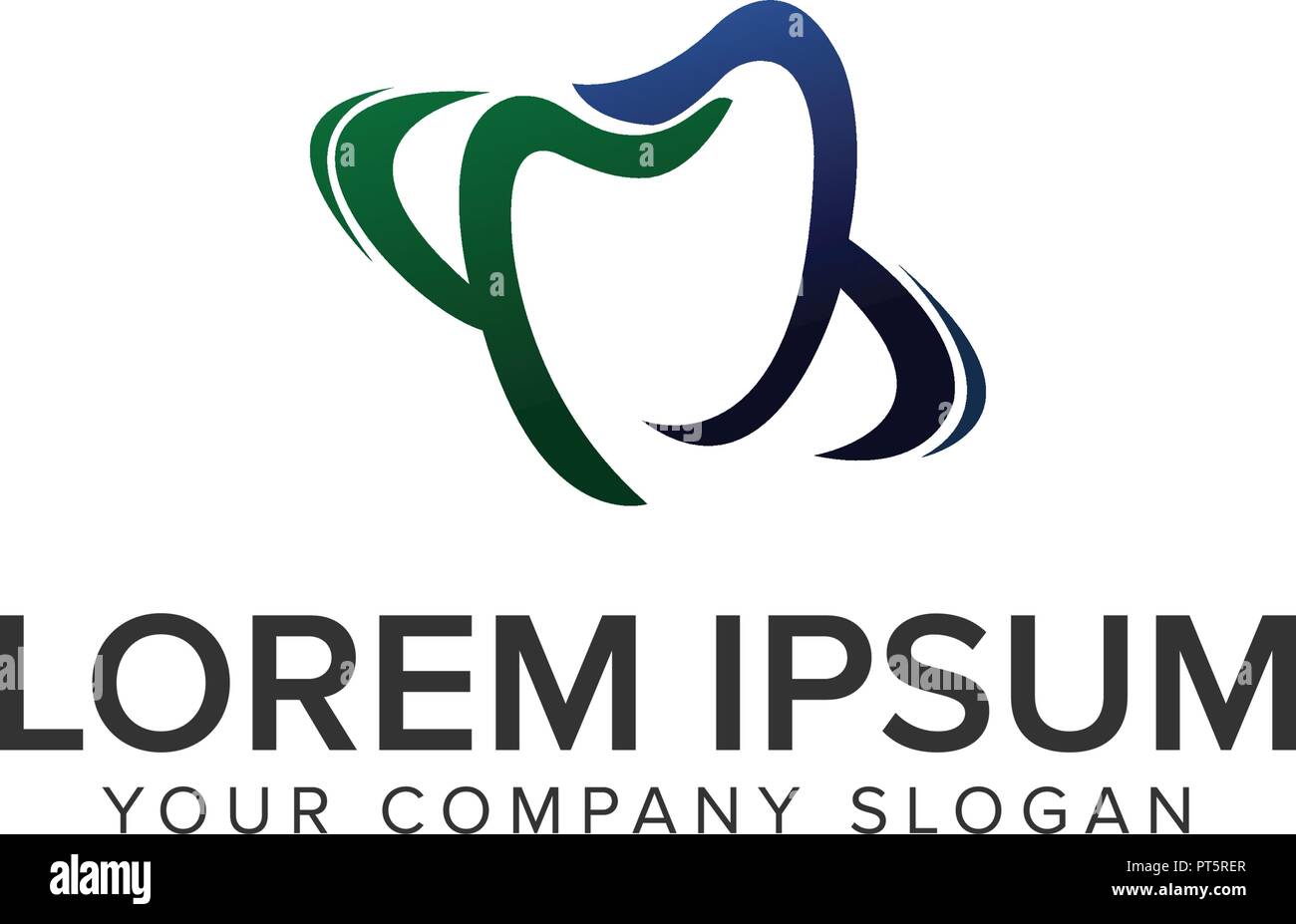 Conception de Logo modèle concept dentaire Illustration de Vecteur