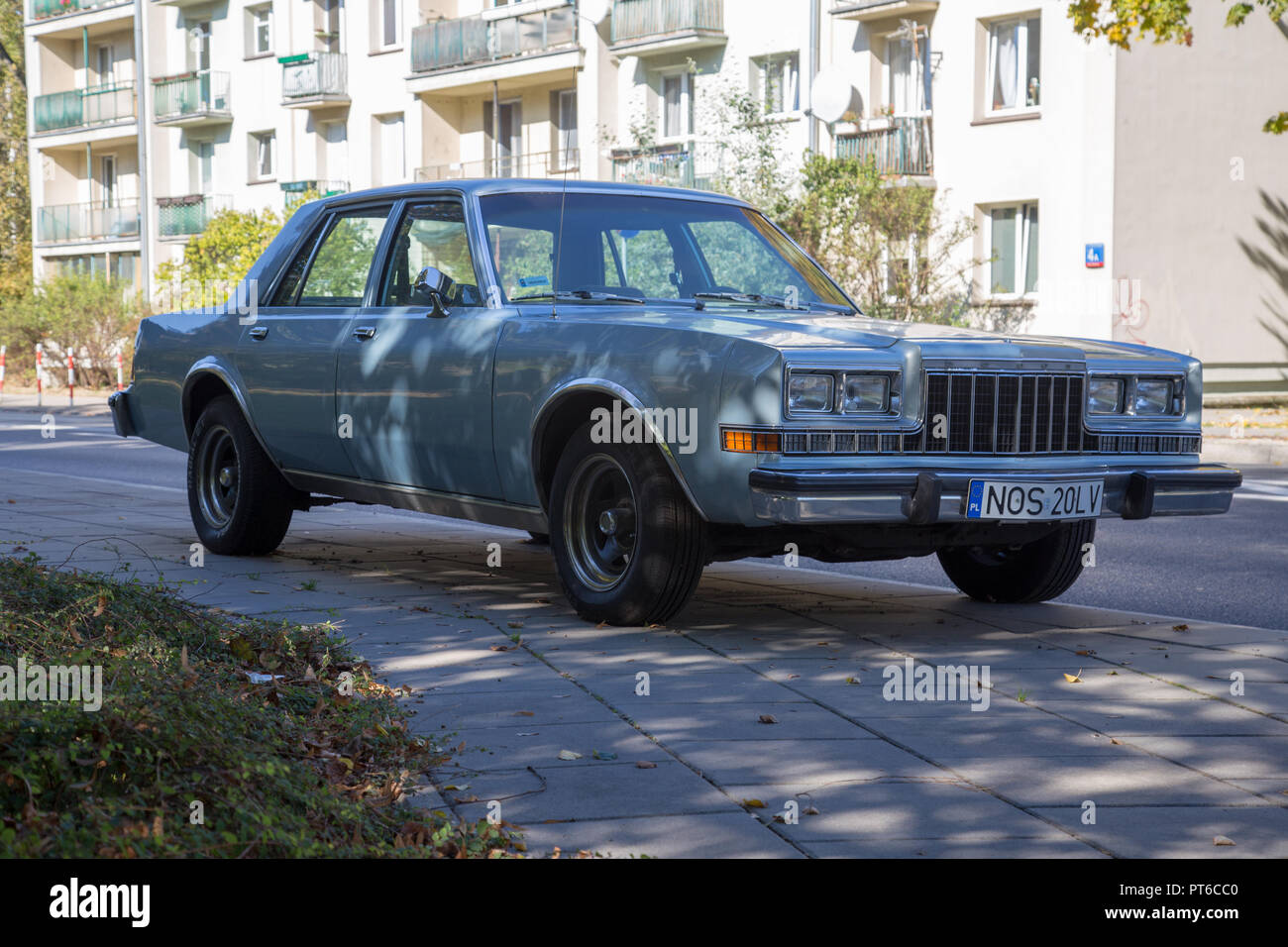 Dodge diplomat dans Varsovie, Pologne Banque D'Images