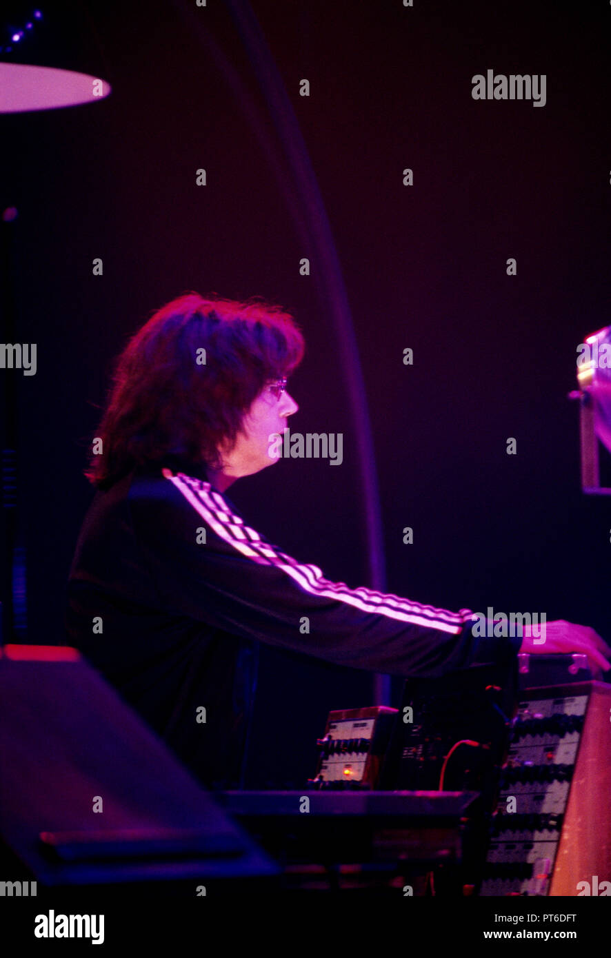 Les concerts et les enregistrements de le musicien français Jean Michel Jarre pour le 30e anniversaire de son premier album Oxygene (Belgique, 19/09/2007) Banque D'Images