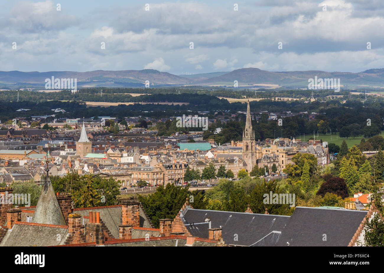 La ville de Perth en Ecosse, Royaume-Uni Banque D'Images