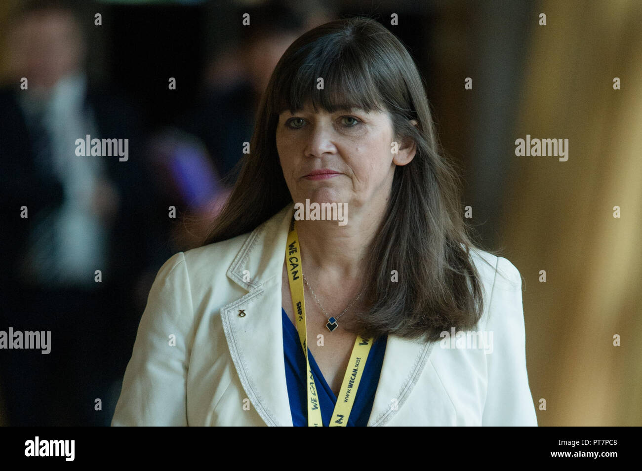 Les hommes politiques assistent aux questions du premier ministre écossais à Holyrood. La première des questions hebdomadaires après congé parlementaire. Comprend : Clare Haughey Où : Édinbourg, Royaume-Uni Quand : 06 Sep 2018 Credit : Euan Cherry/WENN Banque D'Images